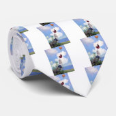 熱気球からロゼーベルト・ベアが降りる ネクタイ (ロール)