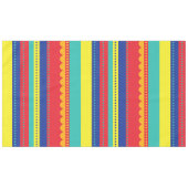 熱気球かわいいカラフル第1誕生日パーティー テーブルクロス (正面(横))