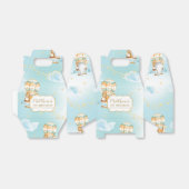 熱気球かわいい動物の男の子の誕生日パーティーF フェイバーボックス (折り畳みなし)