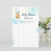 熱気球かわいい動物の赤ちゃんシャワーゲーム (スタンド正面)