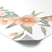 熱気球かわいい動物キリンsloth zebra ポスター (角)