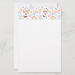 熱気球かわいい水縁ど色