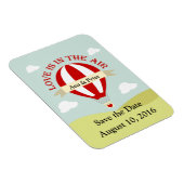 熱気球で日付マグネットを保存 マグネット (右側)