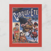 熱気球とレディース日本のポスター ポストカード (正面)