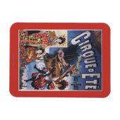 熱気球とレディース日本のポスター マグネット (横)