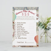 熱気球と世界地図で価格を推測 (スタンド正面)