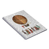 熱気球と人 ノートブック (右側)