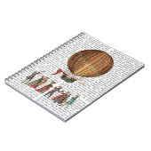 熱気球と人 ノートブック (左側)