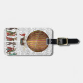 熱気球と人 ラゲッジタグ (正面横)