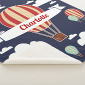 熱気球と雲の冒険 シェルパブランケット (3/4)