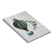 熱気球と鳥 ノートブック (右側)