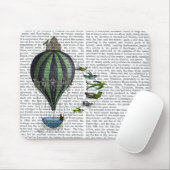 熱気球と鳥 マウスパッド (マウス)