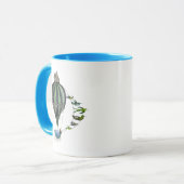 熱気球と鳥 マグカップ (正面左)