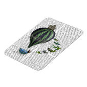 熱気球と鳥 マグネット (左側)