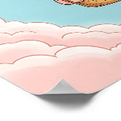 熱気球にベア – 子供部屋 ポスター (角)