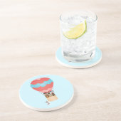 熱気球に乗った犬 コースター (側面)