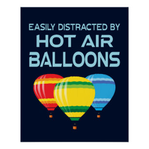 熱気球に気を取られがち ポスター