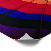 熱気球のインテリア ポスター (角)