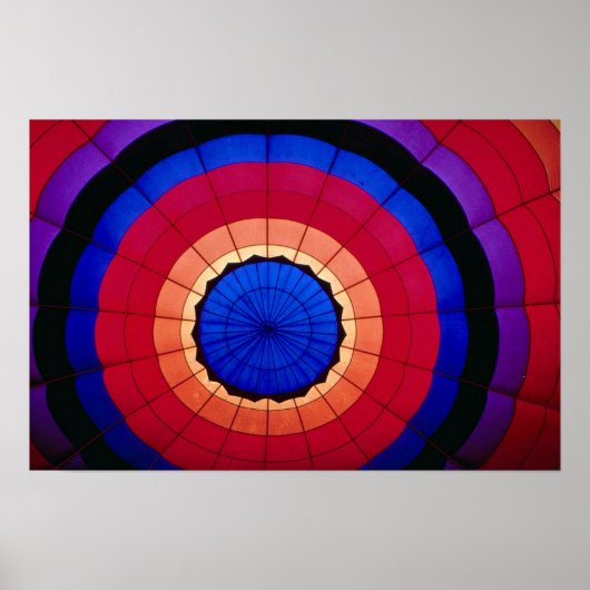 熱気球のインテリア ポスター (正面)