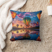 熱気球のフェスティバル クッション (ブランケット)