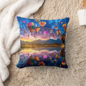 熱気球のフェスティバル クッション (ブランケット)