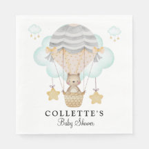 熱気球のベビーシャワーを負担