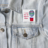 熱気球の乗り物が大好き 缶バッジ (インサイチュ)