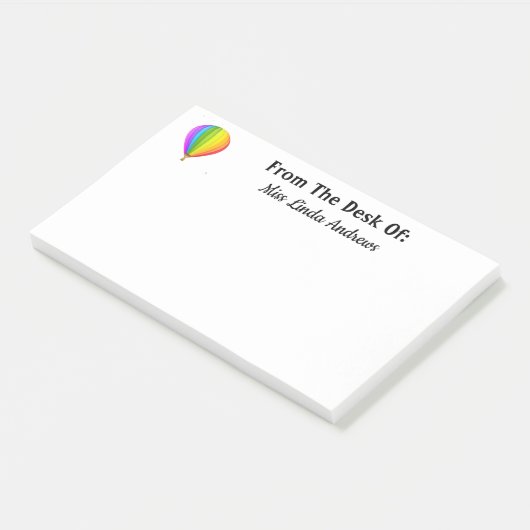 熱気球の個人用設定 ポストイット (アングル)