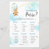 熱気球の動物あなたの財布ゲームの中にあるものを (正面)