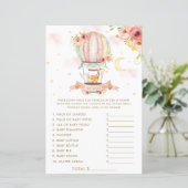 熱気球の動物は正しい価格のゲームを推測 (スタンド正面)