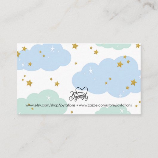 熱気球の動物ブックリクエストカード エンクロージャーカード (裏面)