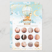 熱気球の動物ベビーまたはビールベリーゲーム (正面/裏面)