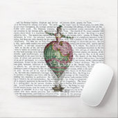 熱気球の女性2 マウスパッド (マウス)