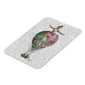 熱気球の女性2 マグネット (左側)