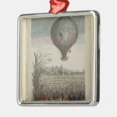 熱気球の実験 メタルオーナメント (左)
