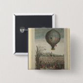 熱気球の実験 缶バッジ (正面&裏面)