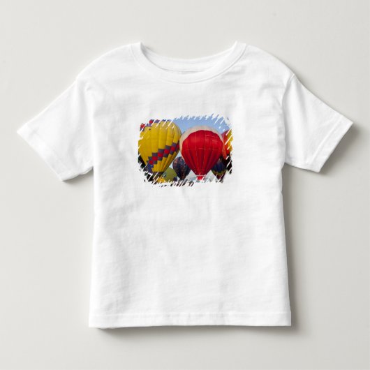 熱気球の打ち上げ トドラーTシャツ (正面)