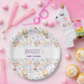 熱気球の水の色のパターン赤ちゃんシャワー ペーパープレート (パーティー)