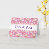 熱気球の水の色のパターン カード (黄色い花)