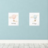 熱気球の水彩 (ウッドフロア)