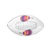 熱気球の漫画イラストレーション アメリカンフットボール (正面)