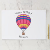 熱気球の漫画イラストレーション ペーパーパッド (インサイチュ)