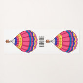 熱気球の漫画イラストレーション ヨガマット (裏面(横))