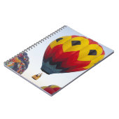 熱気球の発射 ノートブック (左側)