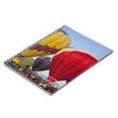 熱気球の発射 ノートブック (左側)