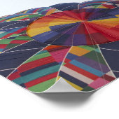 熱気球の発射 ポスター (角)