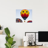 熱気球の発射 ポスター (ホームオフィス)