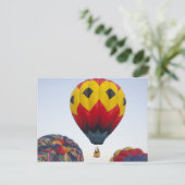 熱気球の発射 ポストカード (スタンド正面)