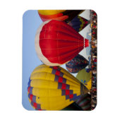 熱気球の発射 マグネット (縦)