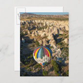 熱気球の空中表示,カッパドキア ポストカード (正面/裏面)